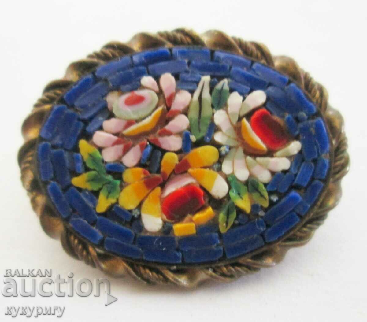 Old lady's jewel brooch Venetian mosaic Murano with price 35.00 BGN | € 17.90 Old lady's jewel brooch Venetian mosaic Murano with price 35.00 BGN | € 17.90