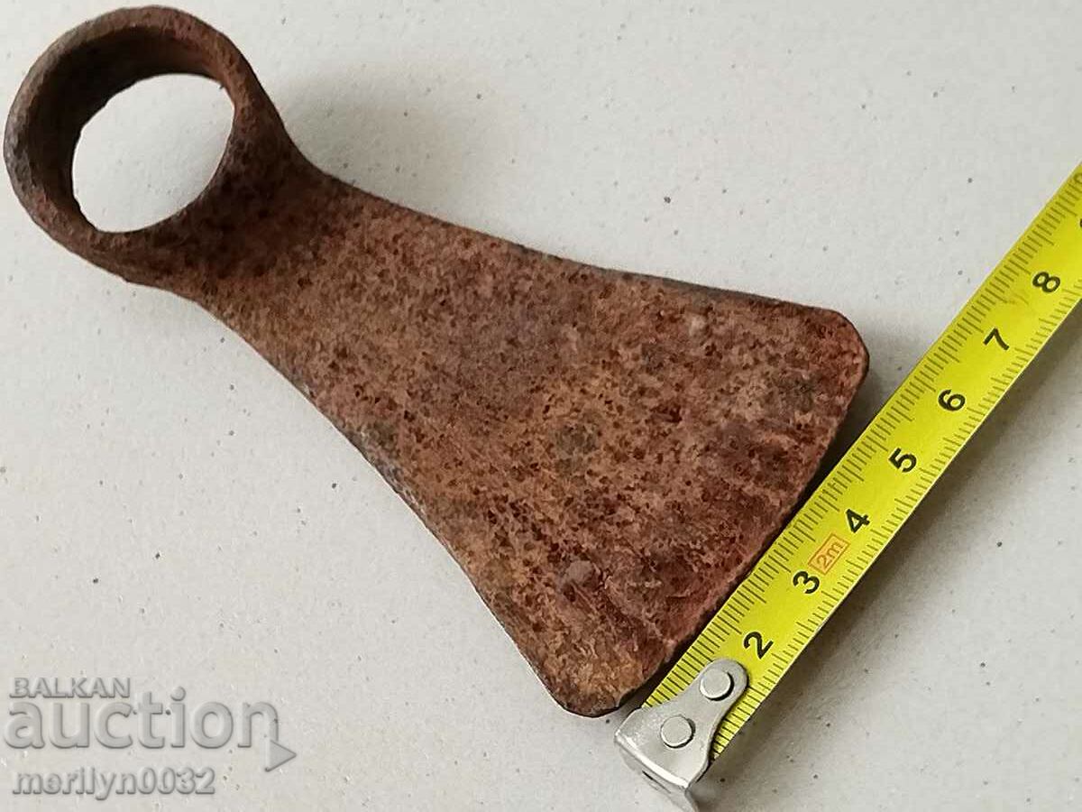 Old blade, farm tool, pitchfork, wrought iron - 5 Old blade, farm tool, pitchfork, wrought iron - 5