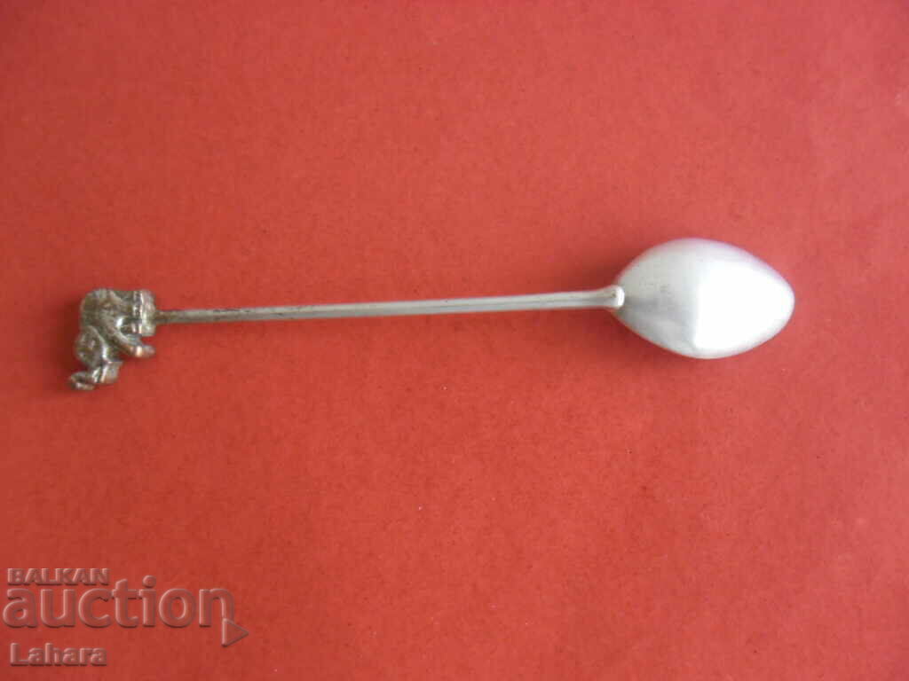 Souvenir spoon, collector's spoon, elephant with price 1.00 BGN | € 0.51 Souvenir spoon, collector's spoon, elephant with price 1.00 BGN | € 0.51