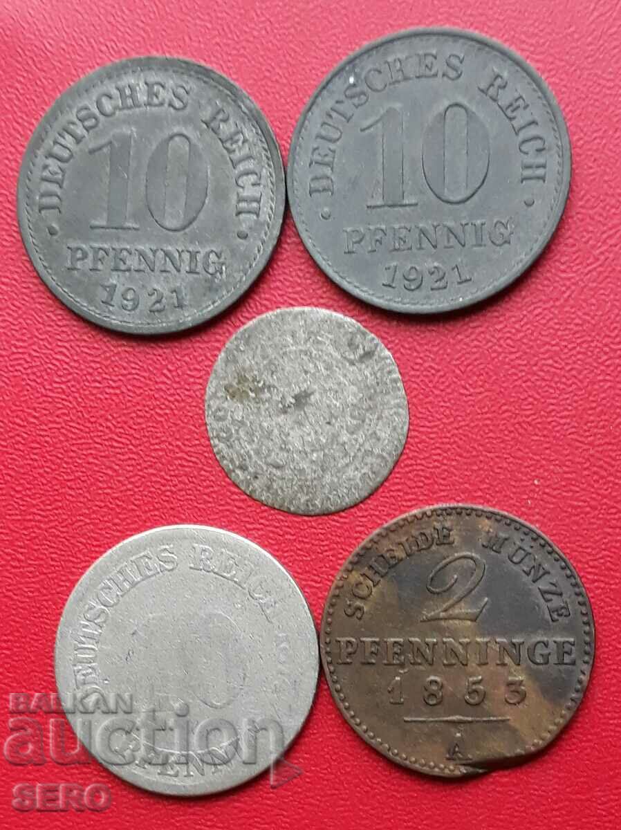 Германия-лот 5 монети