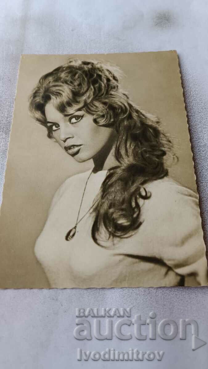 Brigitte Bardot postcard