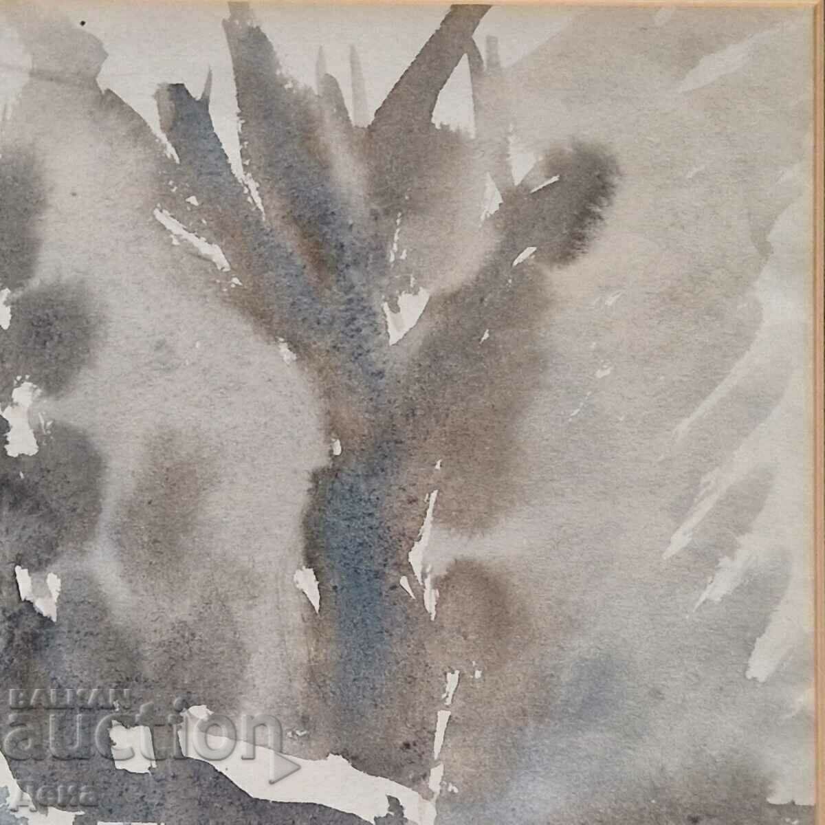 Interesting watercolor 1995. - 6 Interesting watercolor 1995. - 6