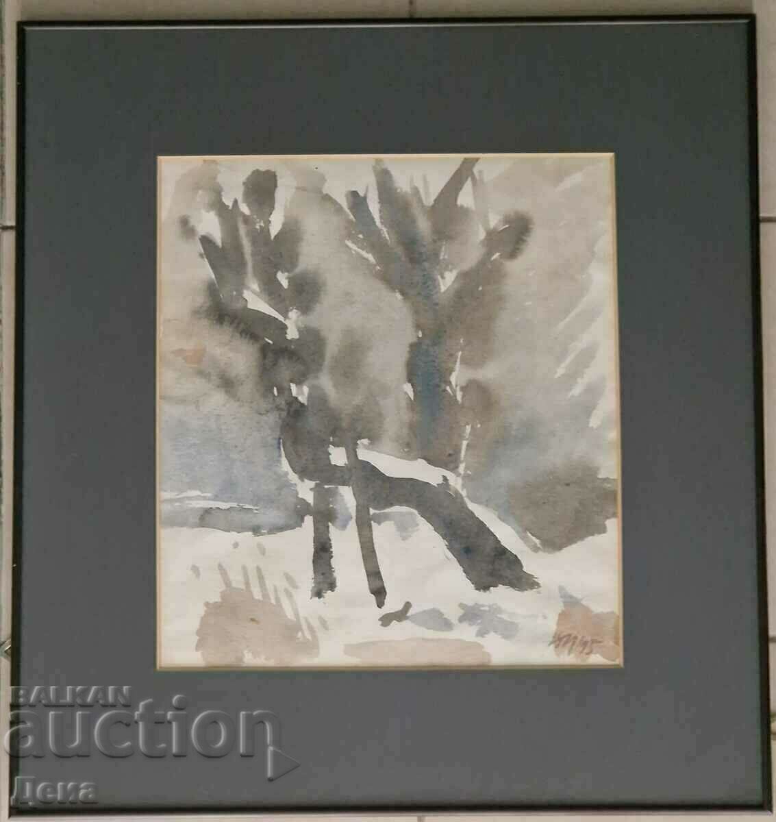 Interesting watercolor 1995. Interesting watercolor 1995.