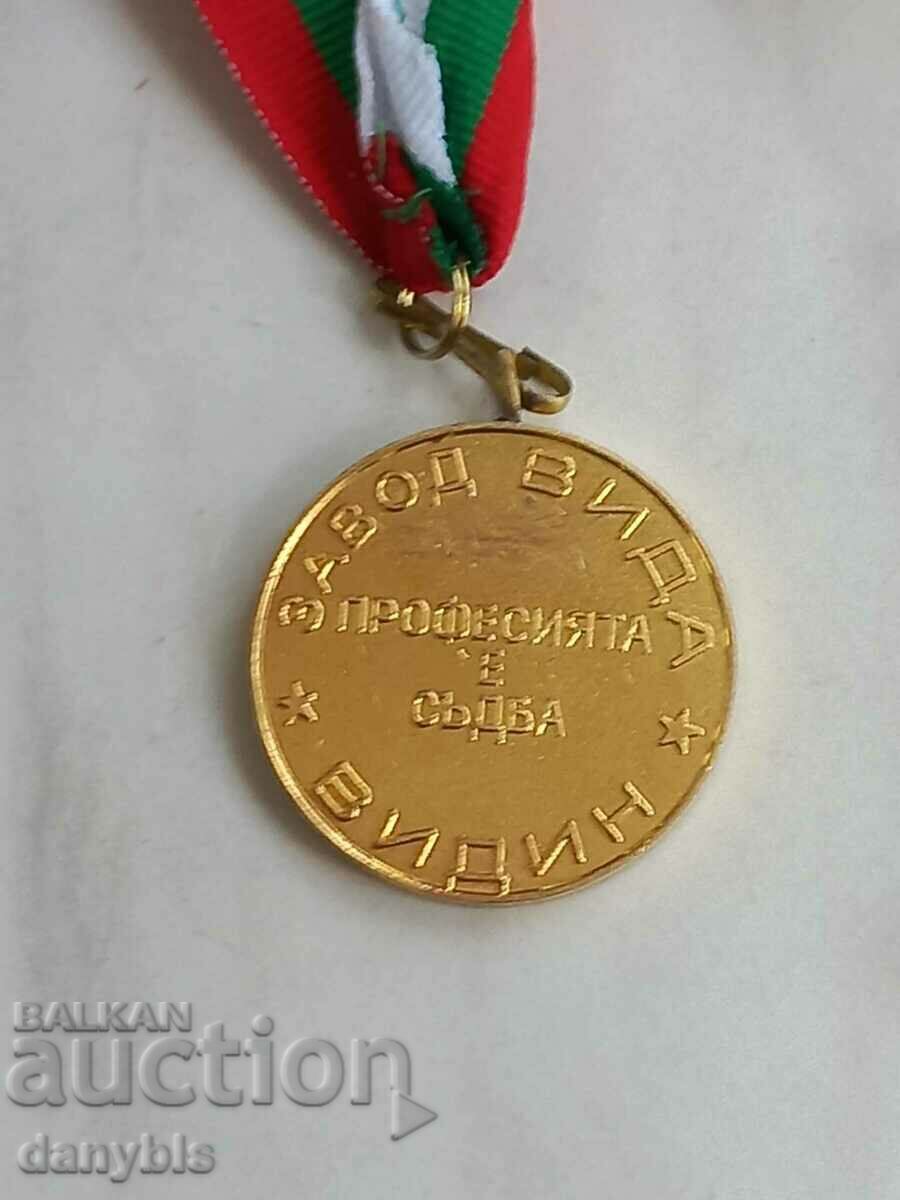 Medalie - Zavod Vidi Vidin - profesia este destin