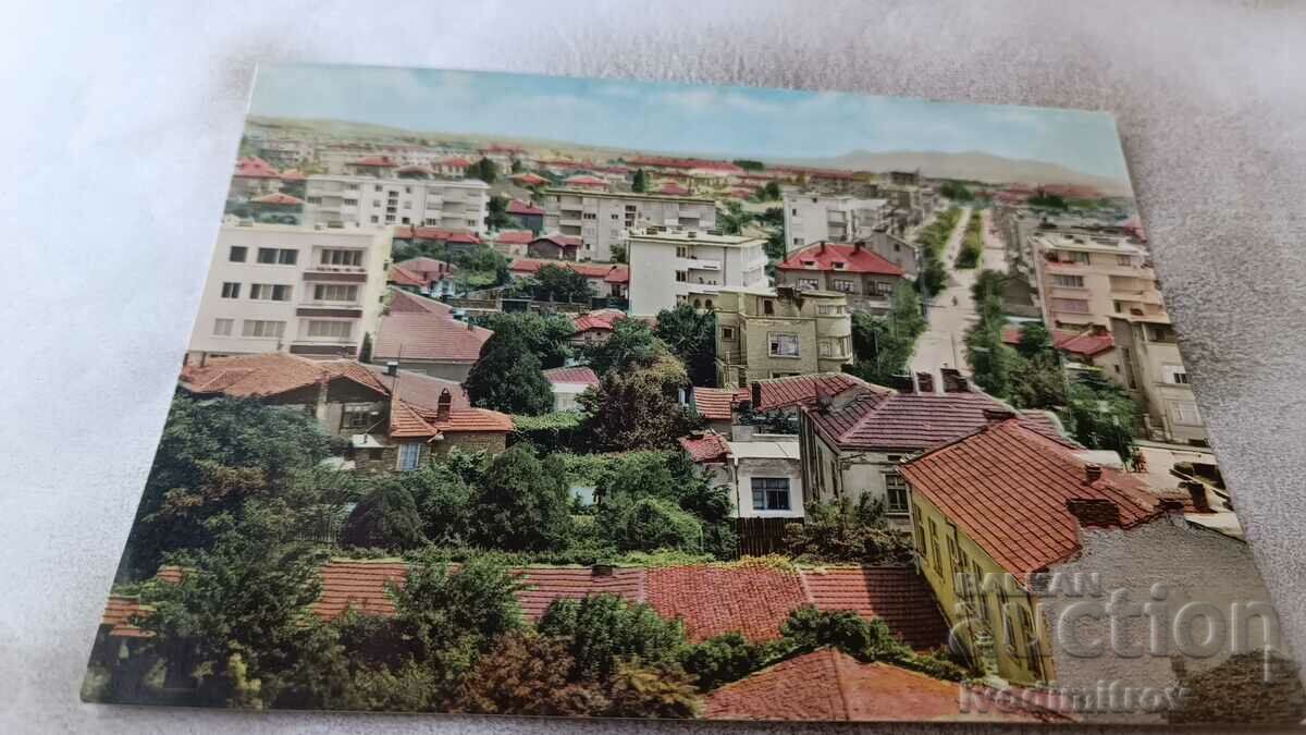 Postcard Yambol General view