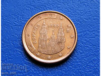 Spania 1 euro cent Euro cent 1999