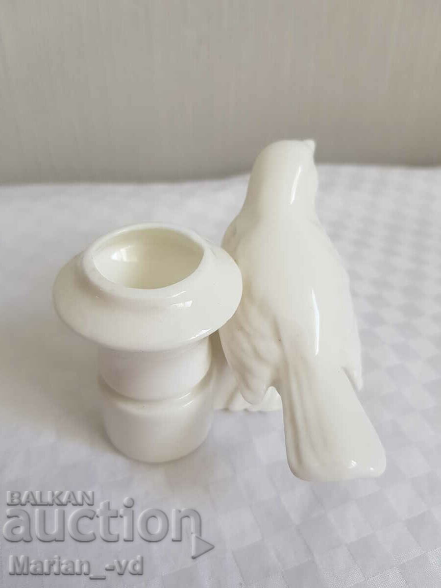 Auction Porcelain candle holder Auction Porcelain candle holder