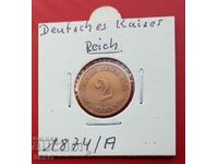 Germany-2 pfennig 1874 A-Berlin