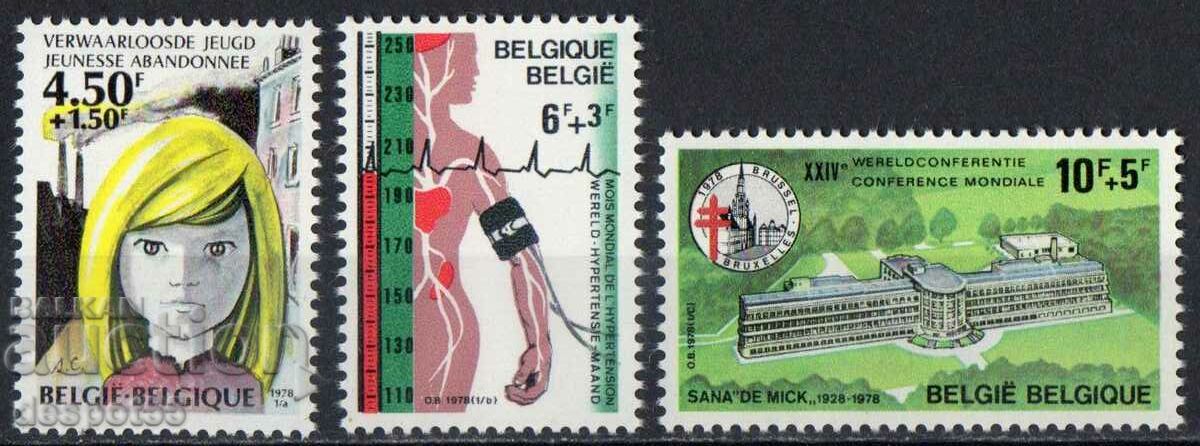 1978. Belgium. Charity stamps.