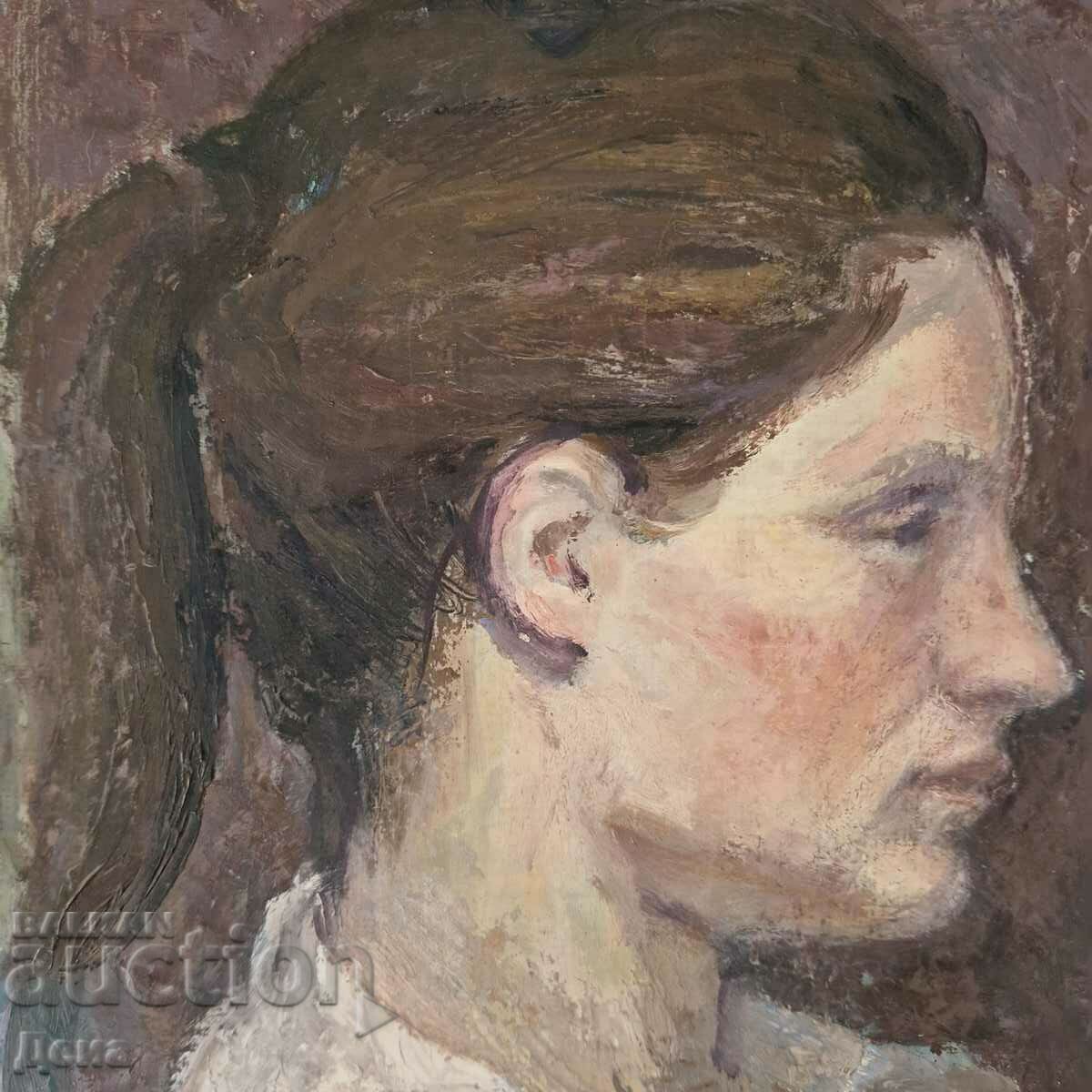 Auction Masterful female portrait Auction Masterful female portrait