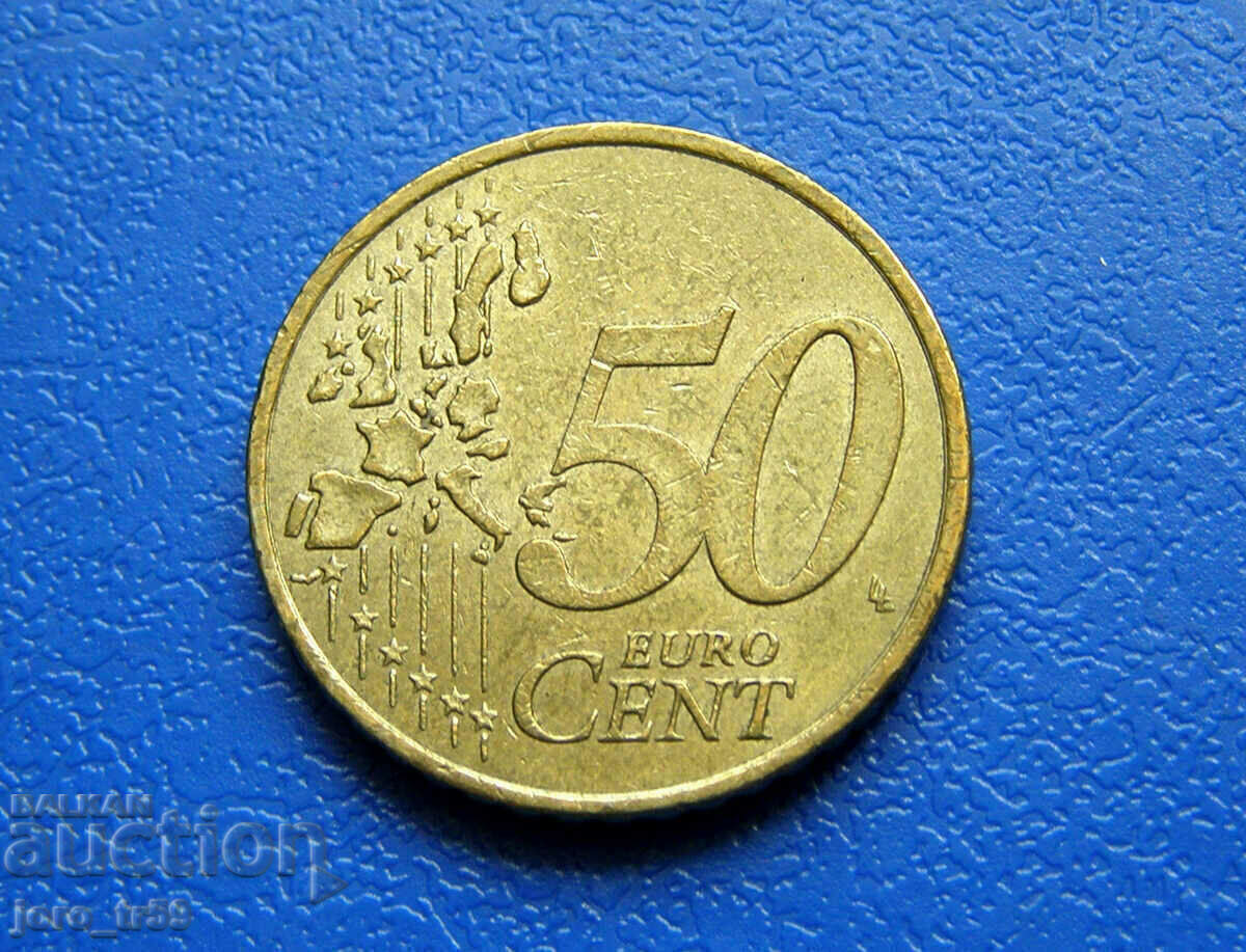 Germany 50 euro cents Euro cent 2002J with price 1.50 BGN | € 0.77 Germany 50 euro cents Euro cent 2002J with price 1.50 BGN | € 0.77