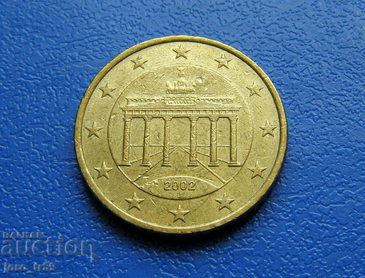 Germany 50 euro cents Euro cent 2002J Germany 50 euro cents Euro cent 2002J