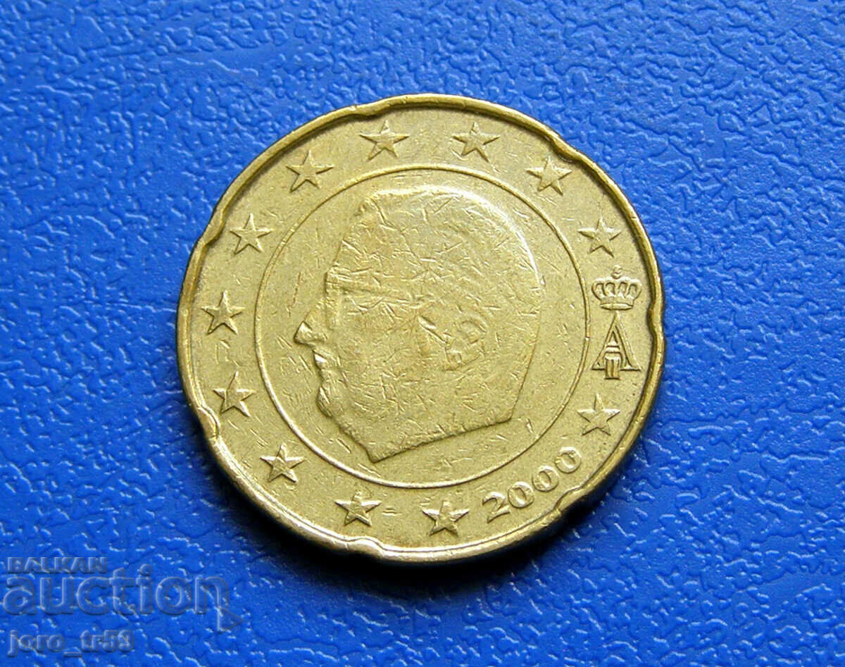 Belgia 20 de euro cenți de euro 2000