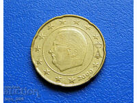 Belgia 20 de euro cenți de euro 2000