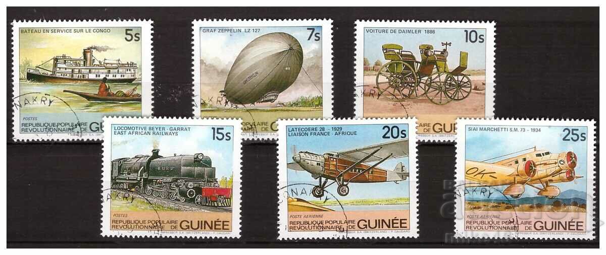 GUINEA Rep. 1984 Seria transport timbrata