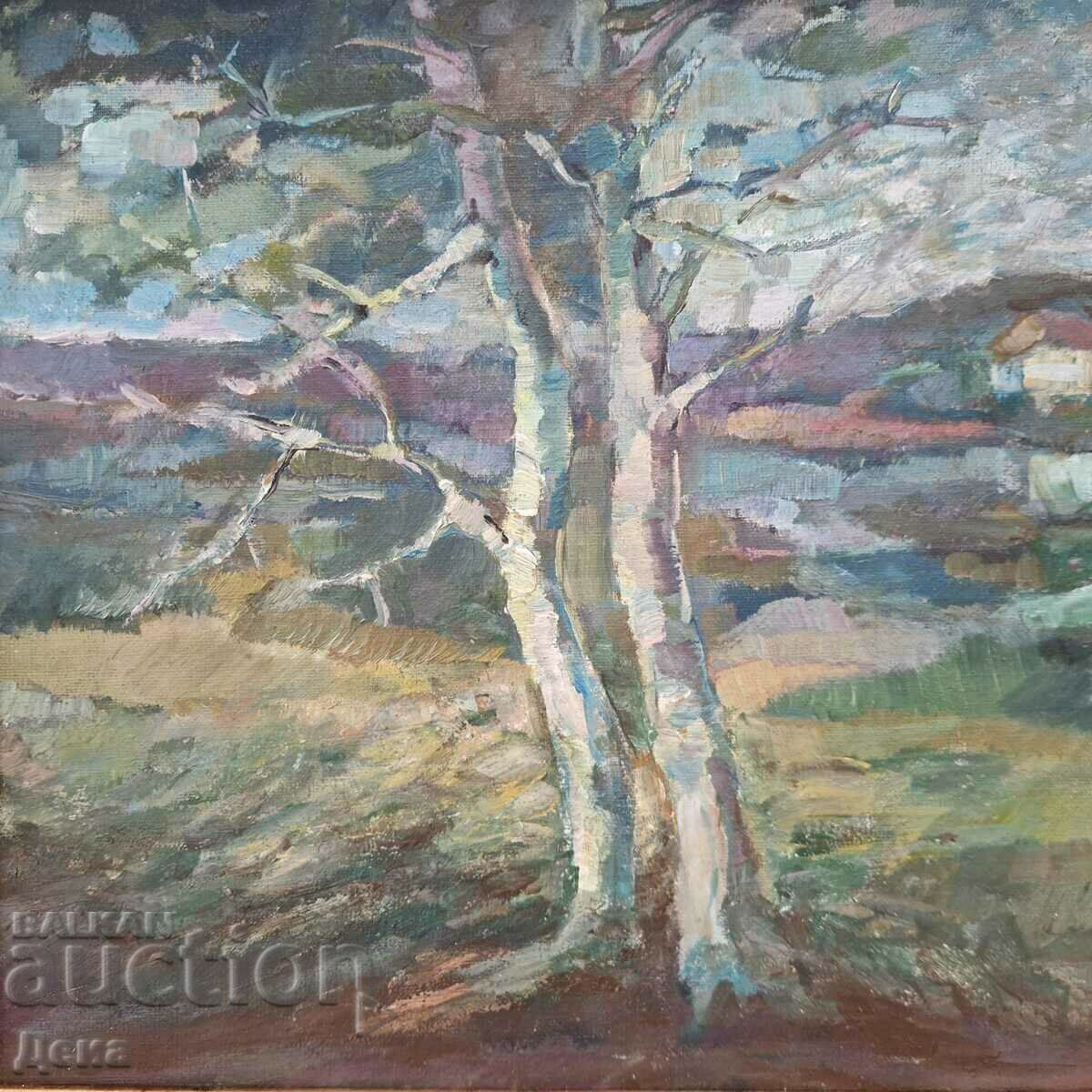 Dimitar Petrov painting 1995 with price 300.00 BGN | € 153.39