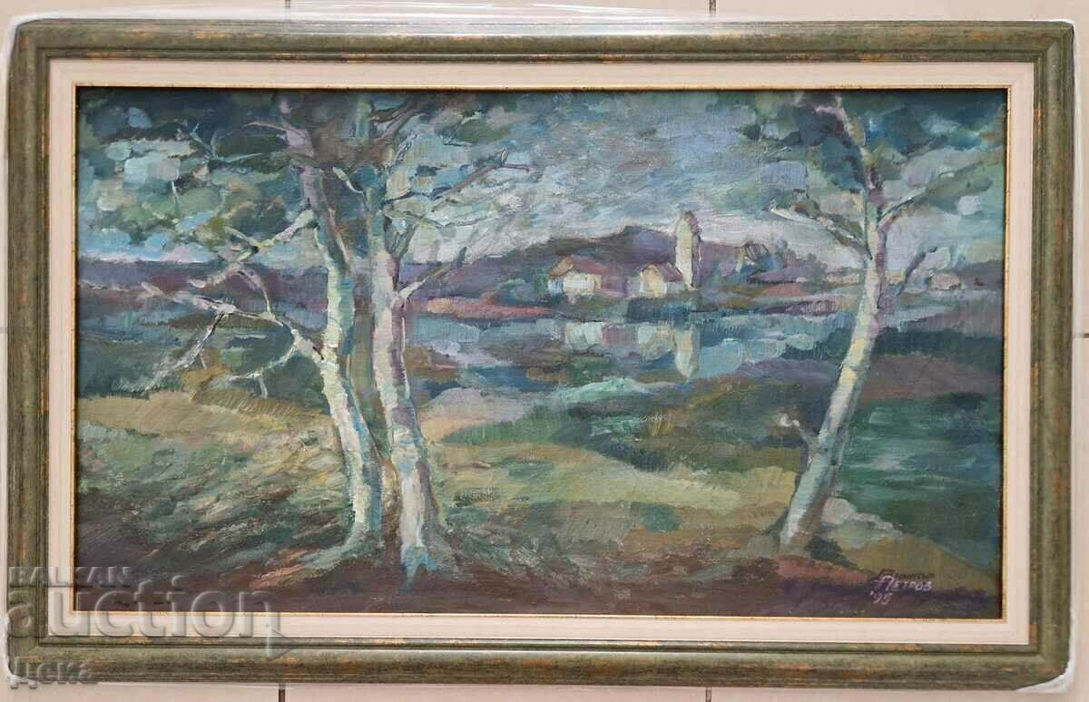 Dimitar Petrov painting 1995