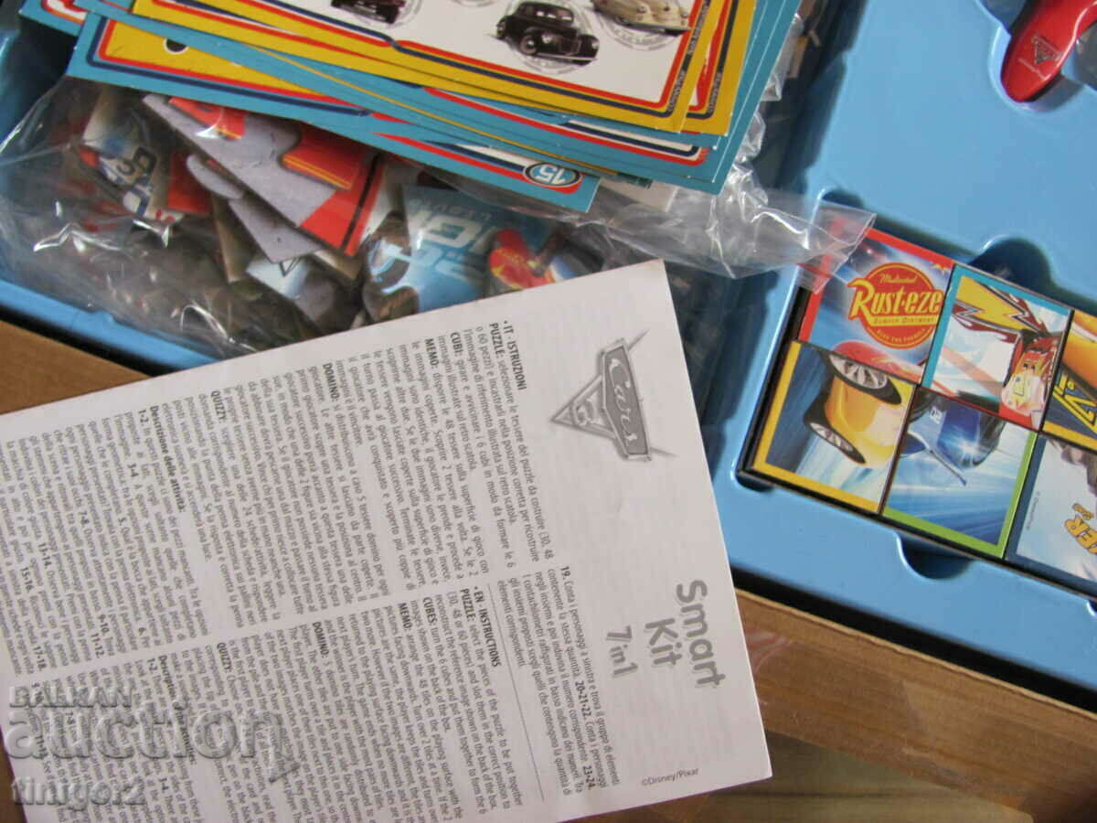 Set of games and puzzles-7 in 1, CLEMENTONI - 7 Set of games and puzzles-7 in 1, CLEMENTONI - 7