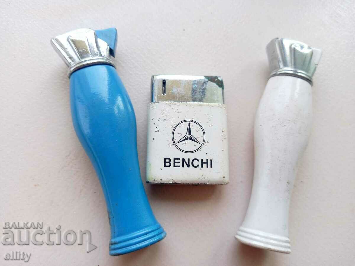 Three lighters, for collectors