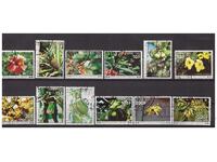 COMOROS ISLANDS 1977 Flora12 stamps series stamp