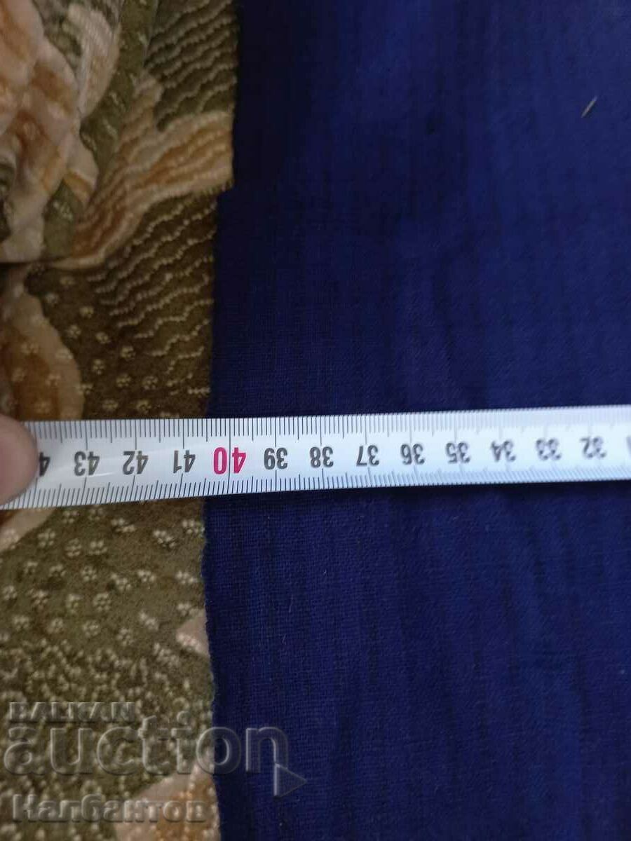 Auction OLD BLUE COTTON FABRIC FOR COSTUME SHIRTS Auction OLD BLUE COTTON FABRIC FOR COSTUME SHIRTS