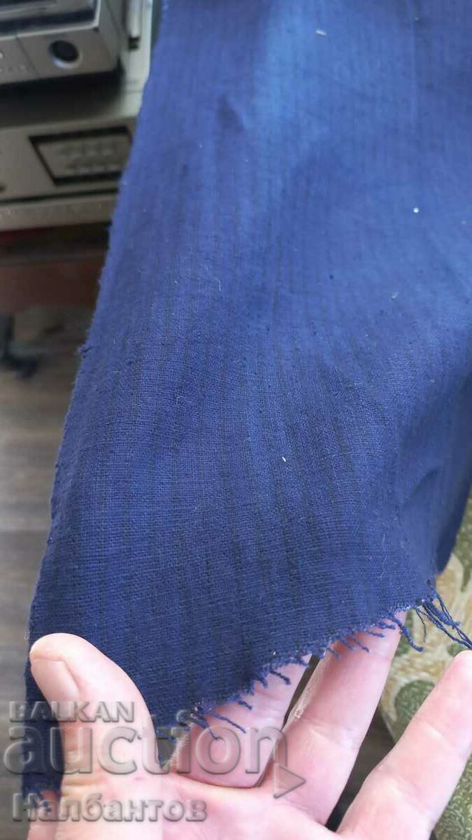 OLD BLUE COTTON FABRIC FOR COSTUME SHIRTS - 5 OLD BLUE COTTON FABRIC FOR COSTUME SHIRTS - 5