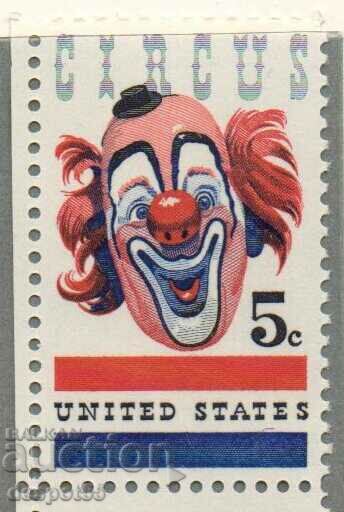 1966. USA. American circus.
