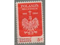 1966. USA. Poland's Millennium.