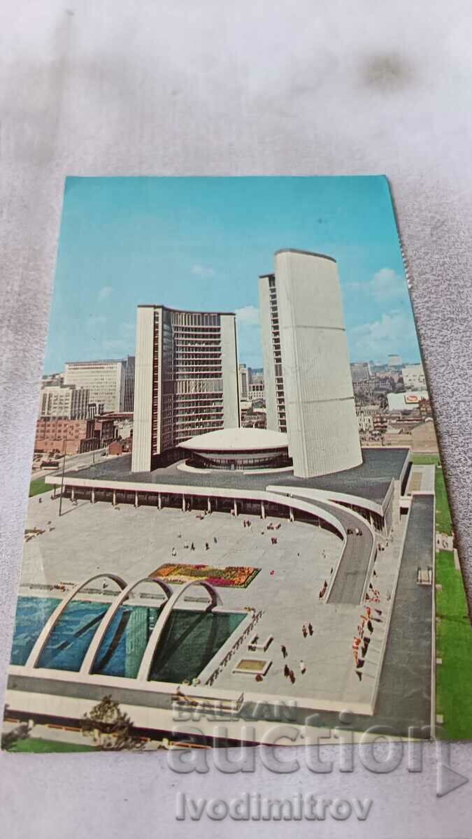 П К Toronto Nathan Philips Square and the New City Hall 1966