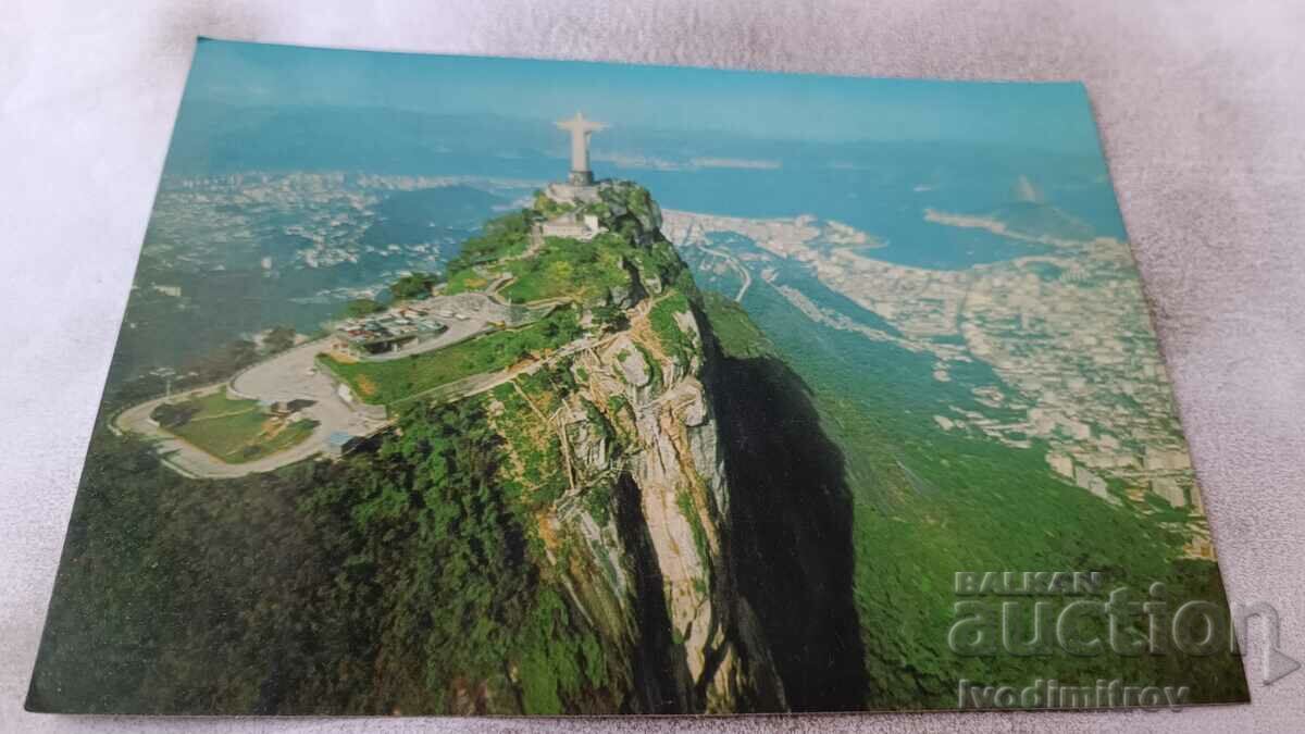 Postcard Rio de Janeiro Corcovado