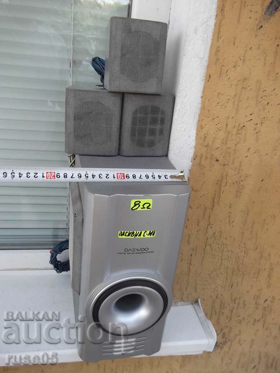 Παράδοση Το ηχοσύστημα DAEWOO λειτουργεί