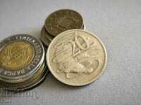 Монета - Австралия - 20 цента | 1971г.