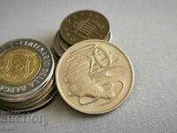 Монета - Австралия - 20 цента | 1973г.