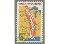 1966. USA. The Great River Road.