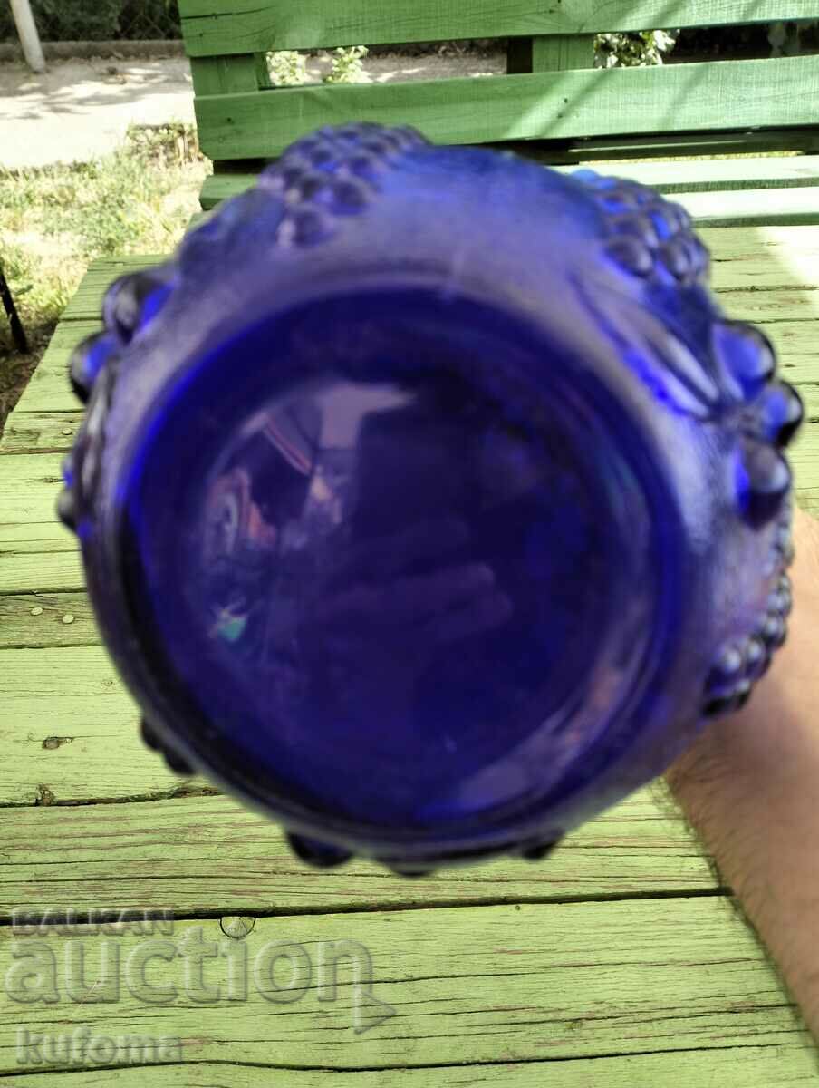 Vase made of blue glass - 5 Vase made of blue glass - 5