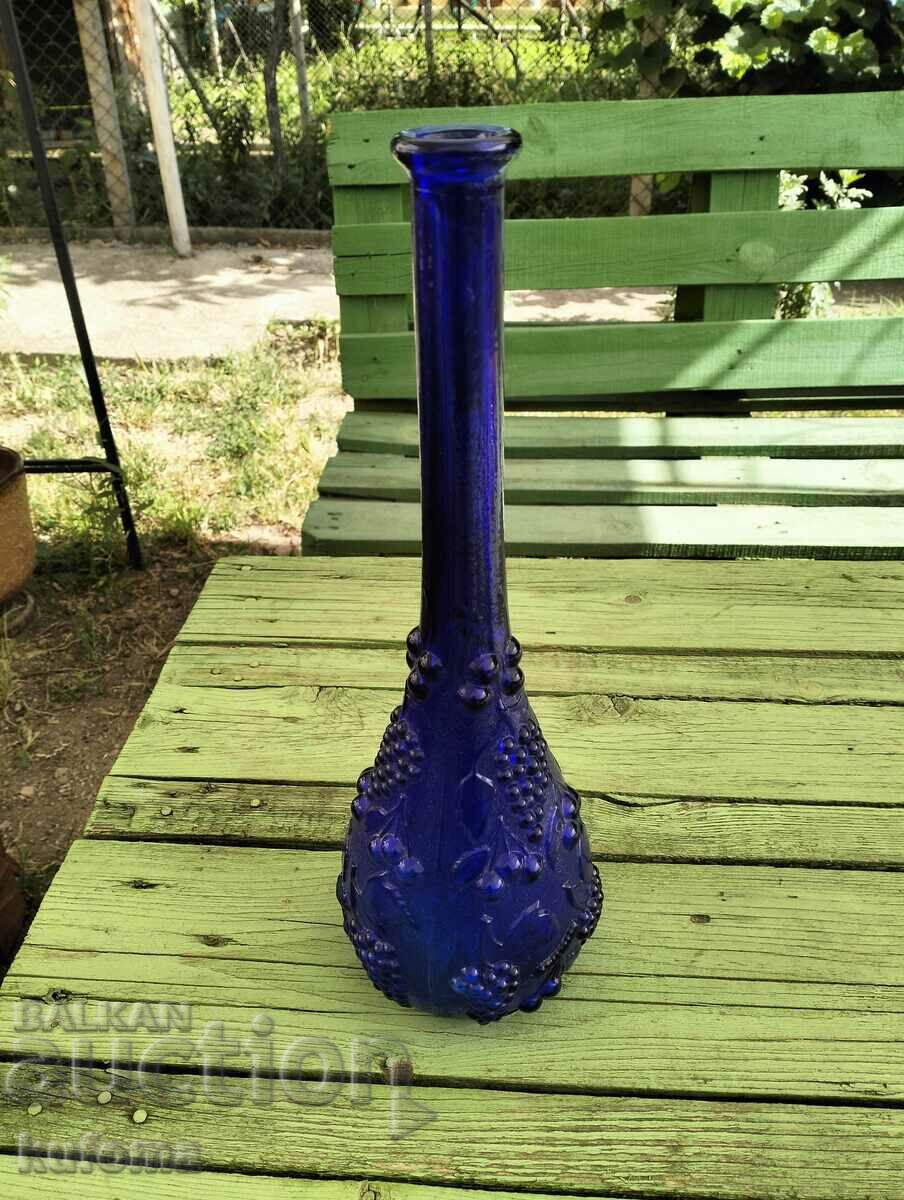 Vase made of blue glass