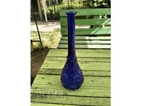 Vase made of blue glass