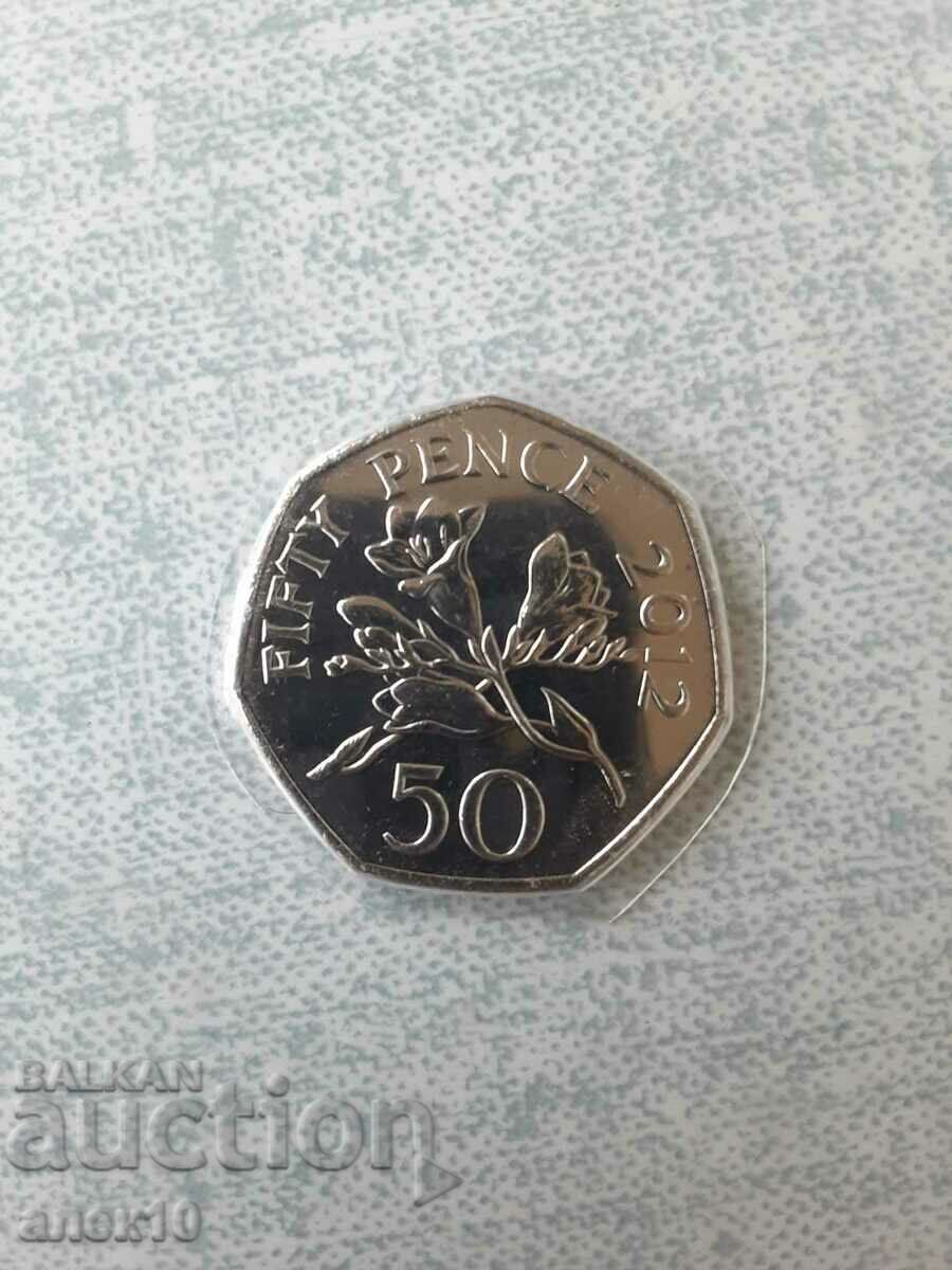 Guernsey 50 pence 2012