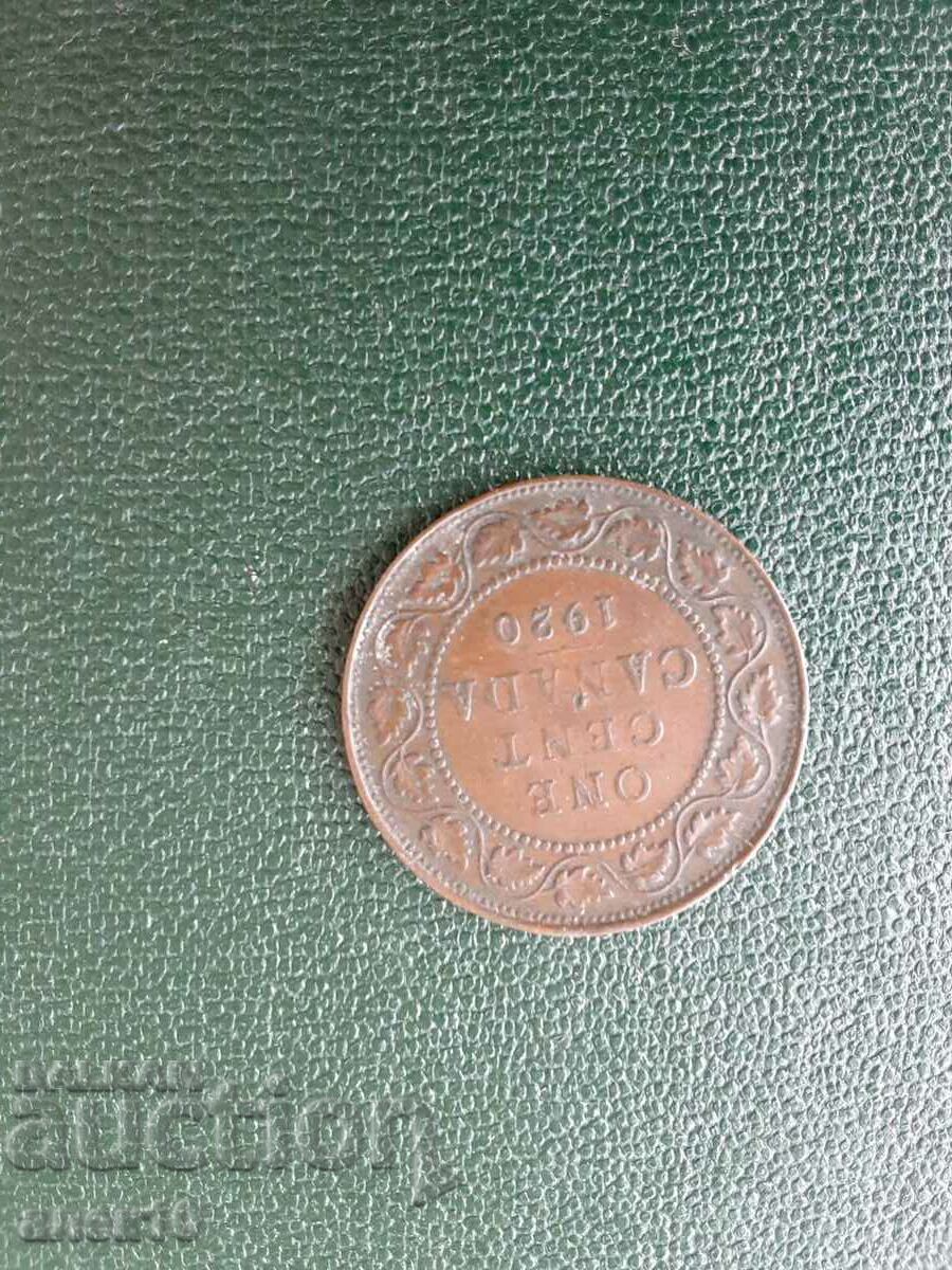 Canada 1 cent 1920
