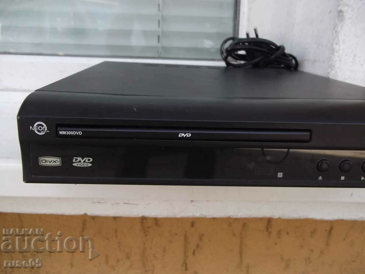 Auction DVD player "NEOM DIGITAL - NM300DVD" working Auction DVD player "NEOM DIGITAL - NM300DVD" working
