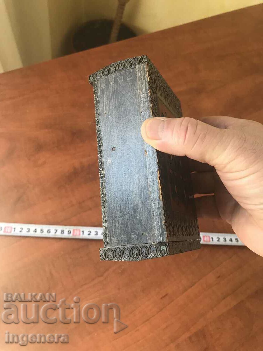 CUTIE LEMN PIROGRAF DESEN ANTICHI DIN SOCA MOSTRA - 5