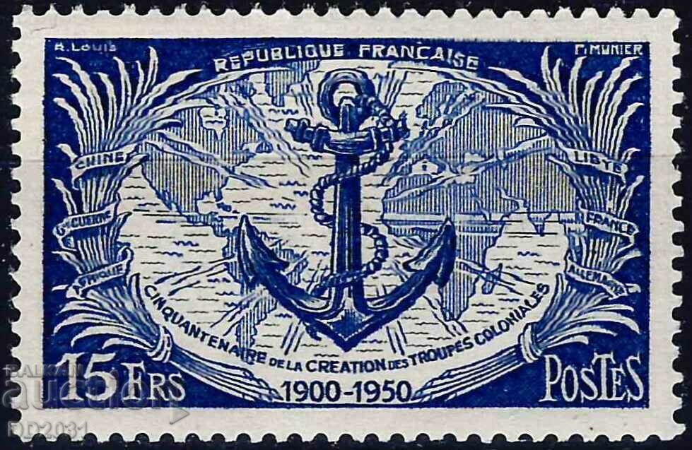 Franța 1951 - Ancoră MNH