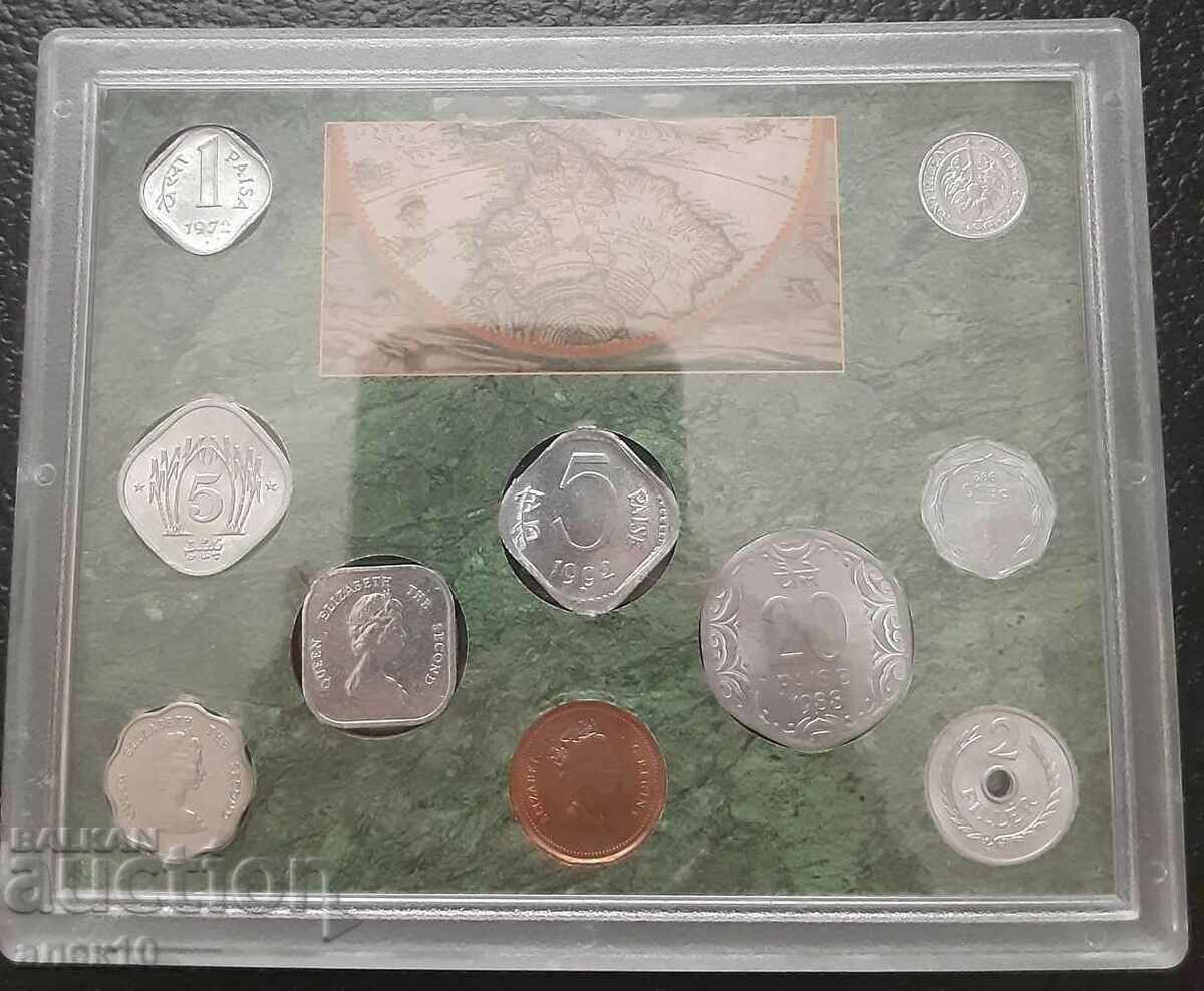 Сет  световни  монети