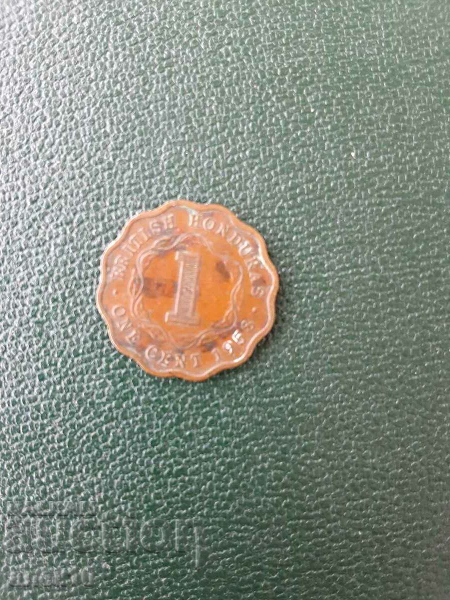 Брит. Хондурас  1  цент  1958
