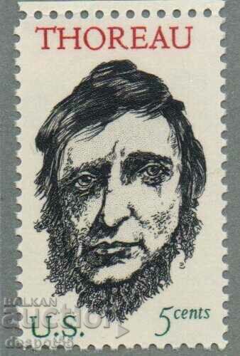 1967. USA. Henry David Thoreau, 1817-1862.
