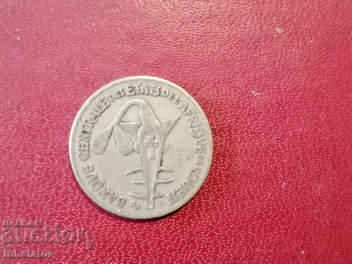 1972 Africa de Vest 50 de franci