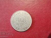 1976 West Africa 100 francs