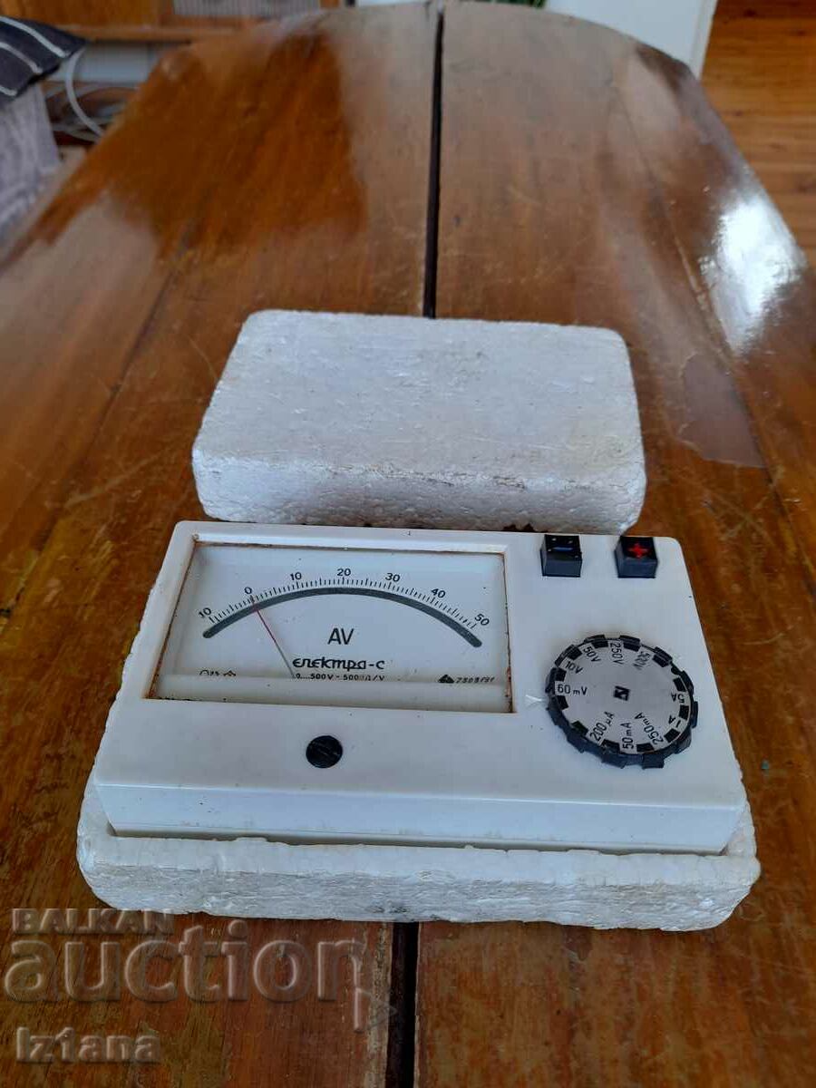 Old Ampere, Volt meter Electra with price 33.00 BGN | € 16.87 Old Ampere, Volt meter Electra with price 33.00 BGN | € 16.87