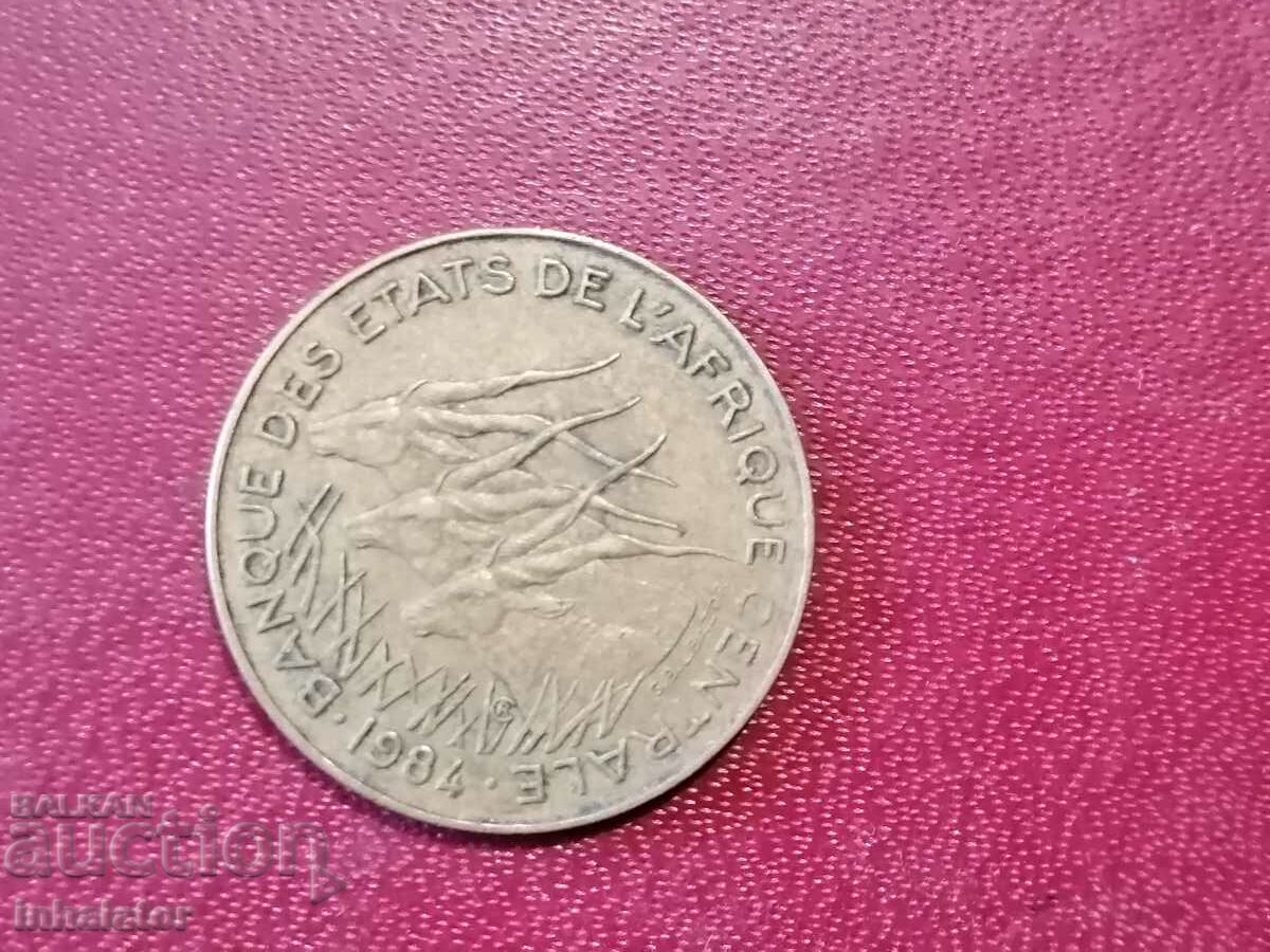 1984 год Централна Африка 10 франка
