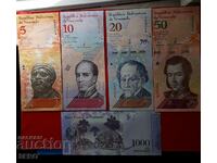 Bancnote-Venezuela-lot 5 bancnote